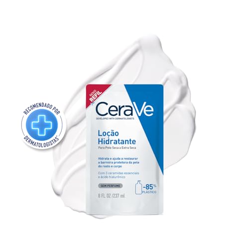 Refil Loção Hidratante Cerave p/ Pele Seca e Extra Seca 237mL