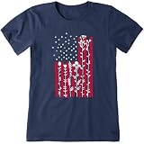 Life Is Good Women S Crusher Tee Shirt Short Sleeve Cotton G