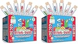Otter Pops Freezer Bars, 100% Fruit Juice Ice Pops, Original Flavors (80ct – 2oz bars) (Pack of 2)