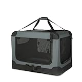 Amazon Basics transportín plegable de 4 puertas mejores transportines calidad precio