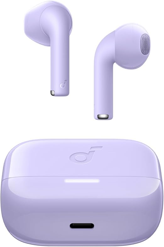 Soundcore K20i by Anker Audifonos Inalambricos, 36h Reproducción, Sonido Inmersivo, Llamadas Claras con 2 Micrófonos IA, App Personalizable, Bluetooth 5.3, Diseño Cómodo y Moderno, Regalos para mamá