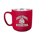 Logo Brands Ncaa Ohio State Buckeyes 15Oz Stripe Mug Team Lo