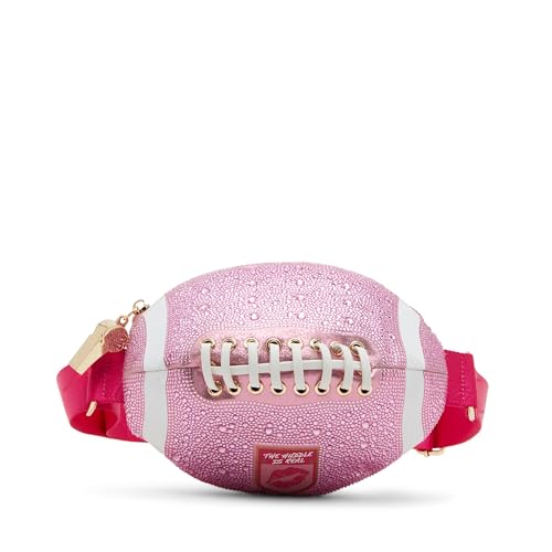 Betsey Johnson Tackle Me - Correa con diamantes de imitación, color rosa, Rosado