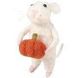 Primitives By Kathy Collectible Critter Mouse With Pumpkin F