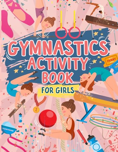 Gymnastics Activity Book For Girls cover