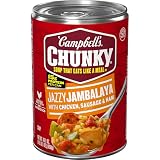 Campbell’s Chunky Soup, Jazzy Jambalaya with Chicken, Sausage and Ham Soup, 16.1 oz Can