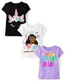 The Children S Place Girls School Days Short Sleeve Graphic