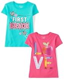 The Children S Place Girls School Days Short Sleeve Graphic