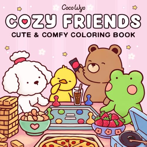 Cozy Friends - Libro de colorear para niños
