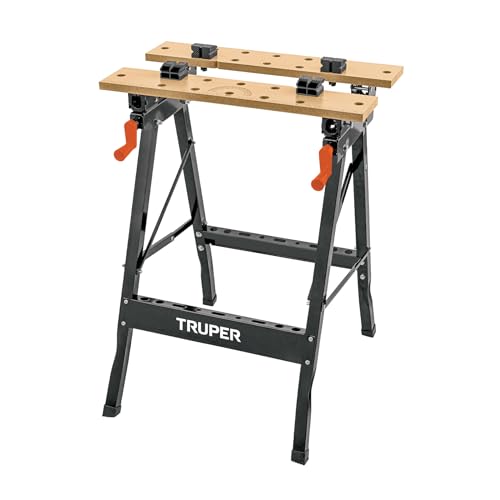 Truper MT-100, Mesa de trabajo multiusos base plegable a 0°, 45° y 90°