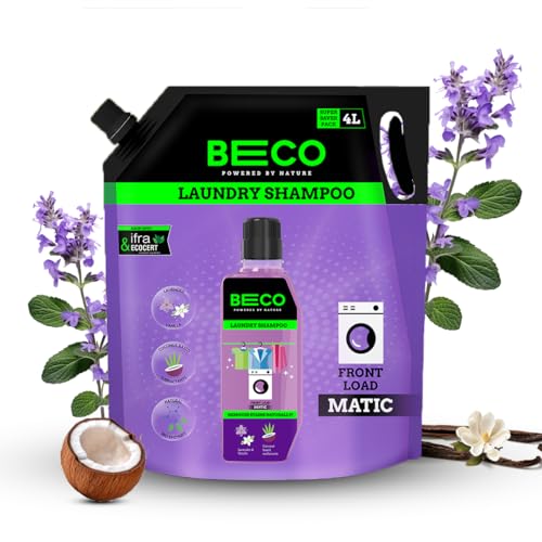 Beco Natural Liquid Detergent Front Load-4L Refill Pack