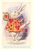 Art Com Wall Art Print Alice In Wonderland White Rabbit 24 X