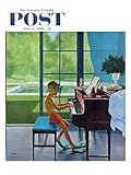 Art Com Wall Giclee Print Poolside Piano Practice Saturday E