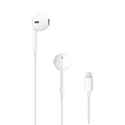 Apple EarPods Headphones with Lightning Connector, Wired Ear Buds for iPhone wit