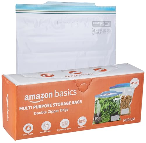 Amazon Basics - Multipurpose Zip Lock Storage Bags