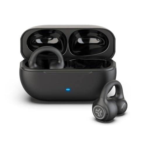 JLab, Flex, Open Ear Earbuds, Clip On Wireless Bluetooth Earbuds, Open Ear Headp