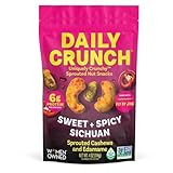 Daily Crunch Cashews Edamame Sprouted Sweet Sichuan 4 Ounce