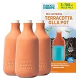 Back To The Roots Self Watering Terracotta Olla Pot Pack Of