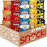 Frito-Lay Classic Mix Variety Pack, Single Serve Snack Bags (Pack of 21)