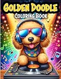 Golden Doodle Coloring Book Bold And Easy For Doodle Dog Lov