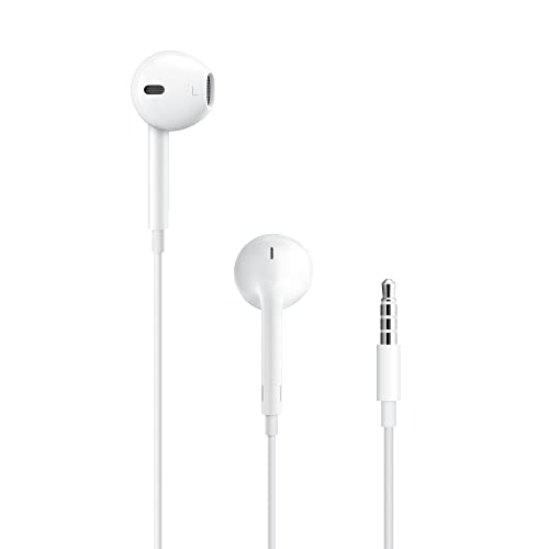 Apple EarPods Headphones with 3.5mm Plug, Wired Ear Buds with Built-in Remote to