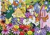 Wonder Forge Garden Neighbors 1000 Piece Jigsaw Puzzle for Adults | Unique, Perfectly-Fitting Pieces | Fun, Vibrant Imagery | Amazon Exclusive