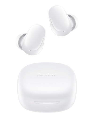 XIAOMI Audífonos Redmi Buds 6 Play Blanco, Batería de hasta 36 Horas, Driver de 10mm, 5 ecualizadores, reducción de Ruido AI para Llamadas