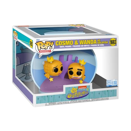 Funko Pop Moment: Fairly Odd Parents - Cosmo and Wanda as Goldfish - Amazon Excl