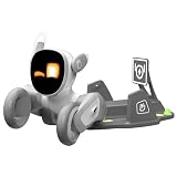 Loona Robot Pet Dog ChatGPT-4o Smart AI-Powered Companion Voice & Gesture Control, Real-Time Interaction Robotics Toys for Kids, Home Monitoring - Includes Charging Dock