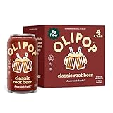 Olipop Prebiotic Soda Pop Classic Root Beer Prebiotics Botan