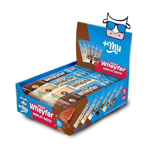 Kit com 12 +Mu Chocowheyfer Proteico 300g