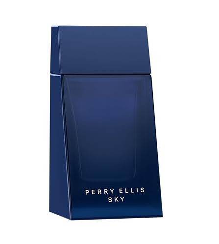 Perry Ellis Sky Eau De Toilette En Spray Para Hombre - Colonia Para Hombre, Perfume De Larga Duración, Edt, Fragancia Con Notas De Bergamota, Lima Y Cedro - 100 Ml