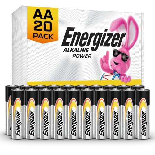 Energizer Alkaline Power AA Batteries (20 Pack)