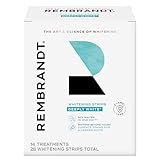 Rembrandt Teeth Whitening Strips, Deeply White, Enamel-Safe, 28 Whitening Strips (14 Treatments)