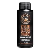 GIBS Grooming - Styling Texture Powder for Men and Women - High Hold - Matte Finish - All Hair Types - Texture, Volume, Grip - Silica - Sandalwood - Hair Styling Products - Travel Size - 1 oz (30g)