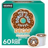 The Original Donut Shop Decaf Keurig Single-Serve K-Cup Pods, Medium Roast Coffee, 60 Count (6 Packs of 10)