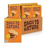 Back to Nature - Peanut Butter Creme Sandwich Cookies - Made with Real Ingredients like Wheat Flower & Whole Grains - Seriously Tasty Snack - Non-GMO - 5.5 Ounce (Pack of 6)