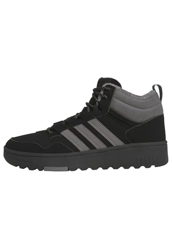 Adidas - Zapatillas Deportivas Unisex para Adultos con Aros 4.0, Negro, Gris, Negro, 10 Women/9 Men
