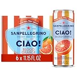 Sanpellegrino CIAO! Blood Orange Sparkling Water, LowCal, 0g Added Sugar, 6Pack