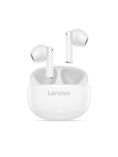 Lenovo E310 True Auriculares estéreo inalámbricos Bluetooth 5.3 ENC Cancelación de Ruido con Altavoz de 13 mm de Carga Tipo C de 20 Horas de duración de la batería para Llamadas de música, Ajuste
