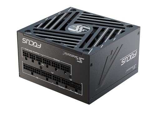 Seasonic Focus GX-1000 1000W Power Supply ATX 3.1 & PCIe 5.1 Ready | 80 Plus & Cybenetics Gold Fully Modular 12V-2x6 RTX 5090 AMD RX 9000 Ready Premium Japanese Capacitors 10 Years Warranty