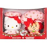 Hello Kitty® - 8-Inch Strawberry Shortcake x Hello Kitty® Plush 2-Pack - Officially Licensed Sanrio Product from Jazwares - Ages 6+