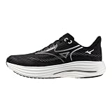 Mizuno Men's Wave Rider 29 Running Shoe, Neutral Road-Trail Shoe,Black Sand-Quiet Shade, US Mens 10.5
