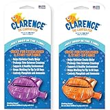 Tank Pals Clarence The Clarifier Fish 2 Pk Purple Orange Aqu