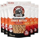 Kodiak Cakes Granola Pouch, Cookie Butter, High Protein, 100% Whole Grains (Pack of 5 pouches)