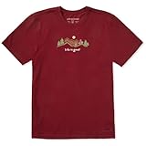 Life Is Good Men S Crusher T Short Sleeve Cotton Crew Neck G