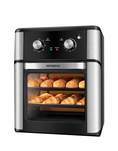 Fritadeira Air Fryer Mondial 12L, Preto, 2000W