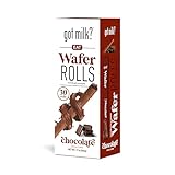 Got Milk Wafer Rolls Chocolate 17 Ounce Box With 30 Rolls In