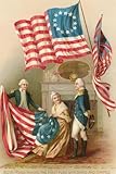 Art Com Wall Art Print Betsy Ross With First Flag 12 X 18