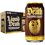 Liquid Death Soda Flavored Sparkling Water Rootbeer Wrath Le